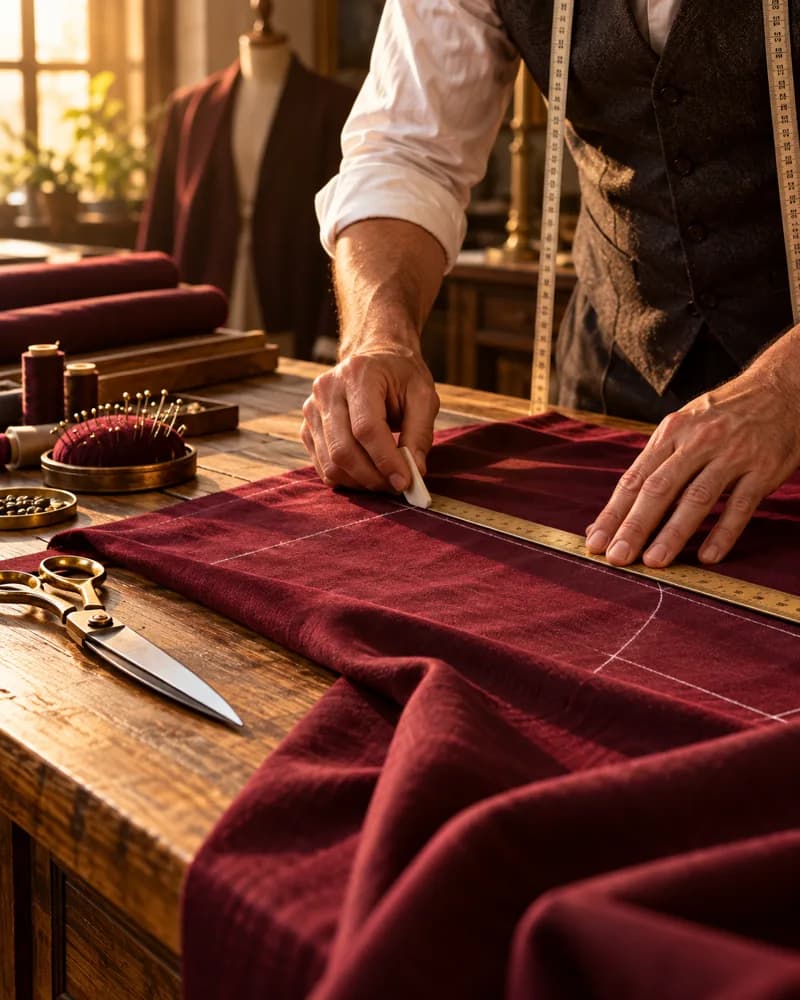 Fabric measurement and cutting inspiration